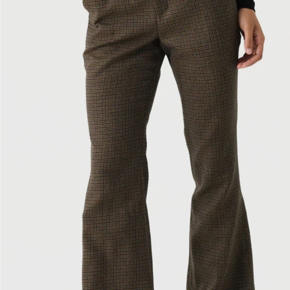 A.L.C. Brown wool Textured Trousers